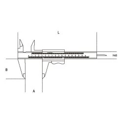 Beta 150mm Vernier Gauge