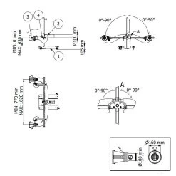 Exhaust Extraction Stand, Twin Cone