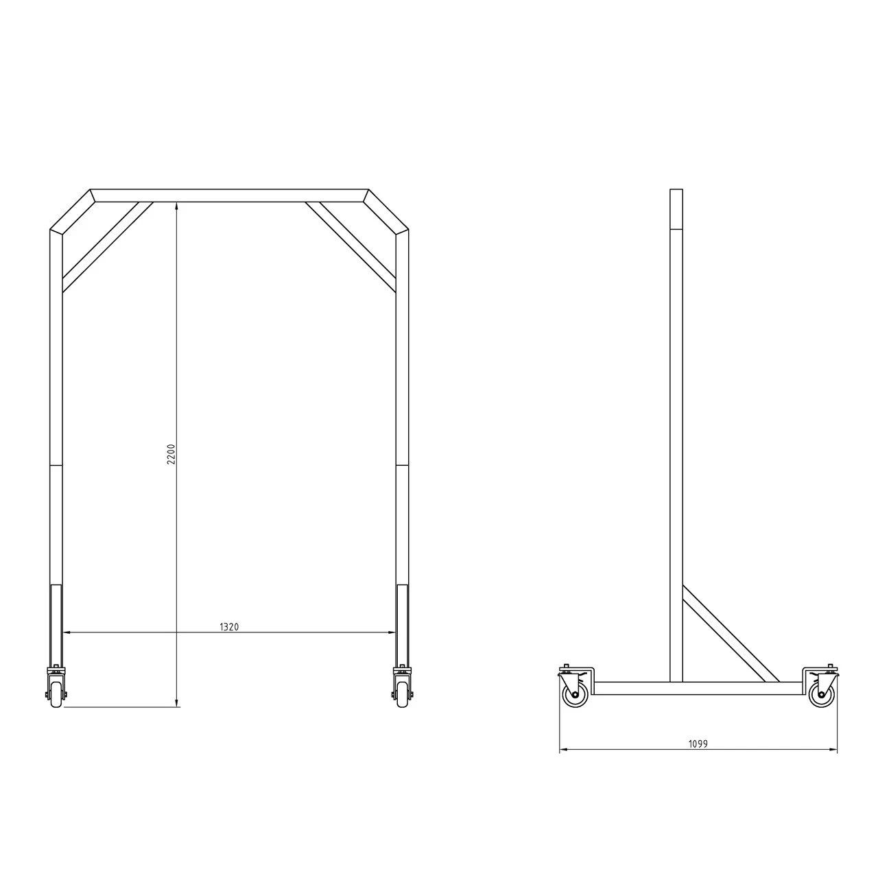 Gantry Crane & Electric Winch 400kg 1 Gantry Crane & Electric Winch 400kg