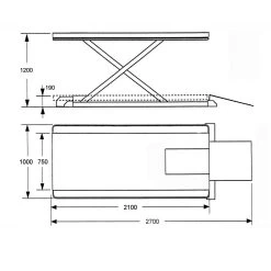 MGE50 Electro Hydraulic 500kg Lift