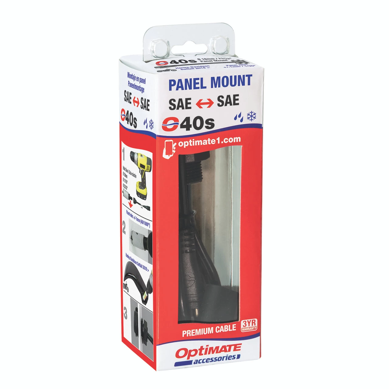 O40S M18 Panel Mount Socket 4 O40S M18 Panel Mount Socket - Image 4