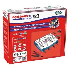 OptiMate 2 Duo Quad Bank -ProBike Outlet Store OptiMate 2 DUO x4 TM57x UP1 63251.1700230791