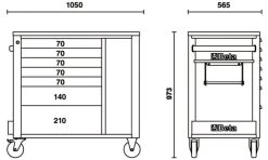Beta Mobile Roller Cab & Tool Cabinet 7 Beta Mobile Roller Cab & Tool Cabinet -ProBike Outlet Store RSC24L CAB 6 quote 65044.1711548148