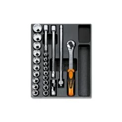 Beta Tools T83 - 24 Piece 1/2" Socket Set In Tray