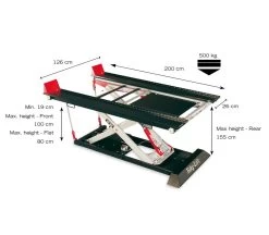 Frog 500 ATV Tractor Lift -ProBike Outlet Store frog dimensions2 50977.1718120383